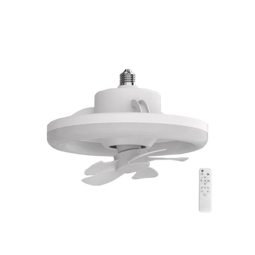 LED Dimmable light with a fan LED/30W/230V 3000-6500K white + remote control