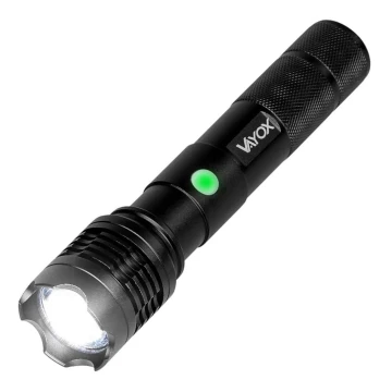 LED Dimmable rechargeable flashlight LED/10W/5V IPX4 800 lm 4 h 1200 mAh