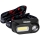 LED Dimmable rechargeable headlamp 2xLED/5V IP44 210 lm 4 h 2000 mAh