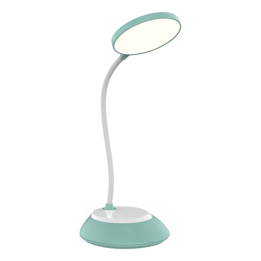 LED Dimmable rechargeable table lamp VISUA LED/5W/5V 3000-5000K 1200 mAh turquoise