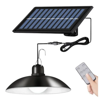 LED Dimmable solar chandelier on a string LED/1,8W/3,7V IP44 6500K 800 mAh + remote control