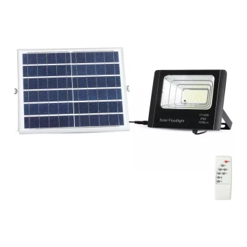 LED Dimmable solar floodlight LED/16W/3,2V 4000K IP65 + remote control