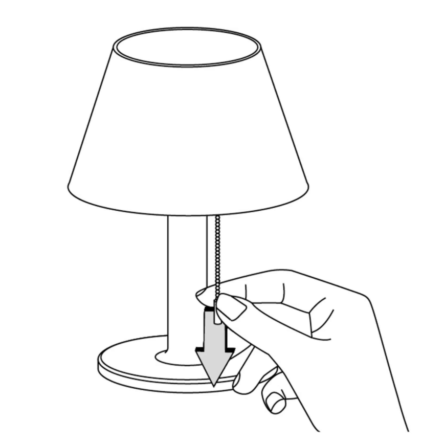 LED Dimmable solar lamp VIOLA LED/3,7V IP44