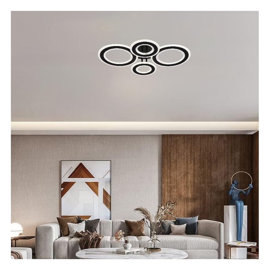 LED Dimmable surface-mounted chandelier LED/100W/230V 3000-6500K + remote control