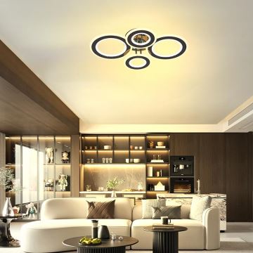 LED Dimmable surface-mounted chandelier LED/100W/230V 3000-6500K + remote control