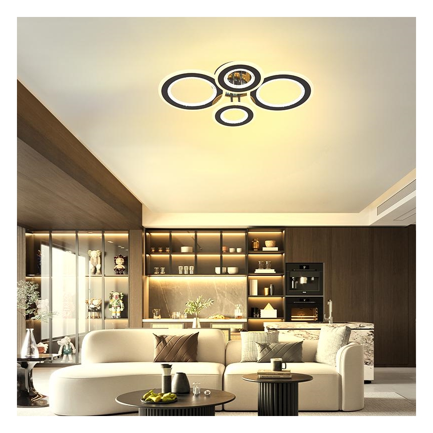 LED Dimmable surface-mounted chandelier LED/100W/230V 3000-6500K + remote control