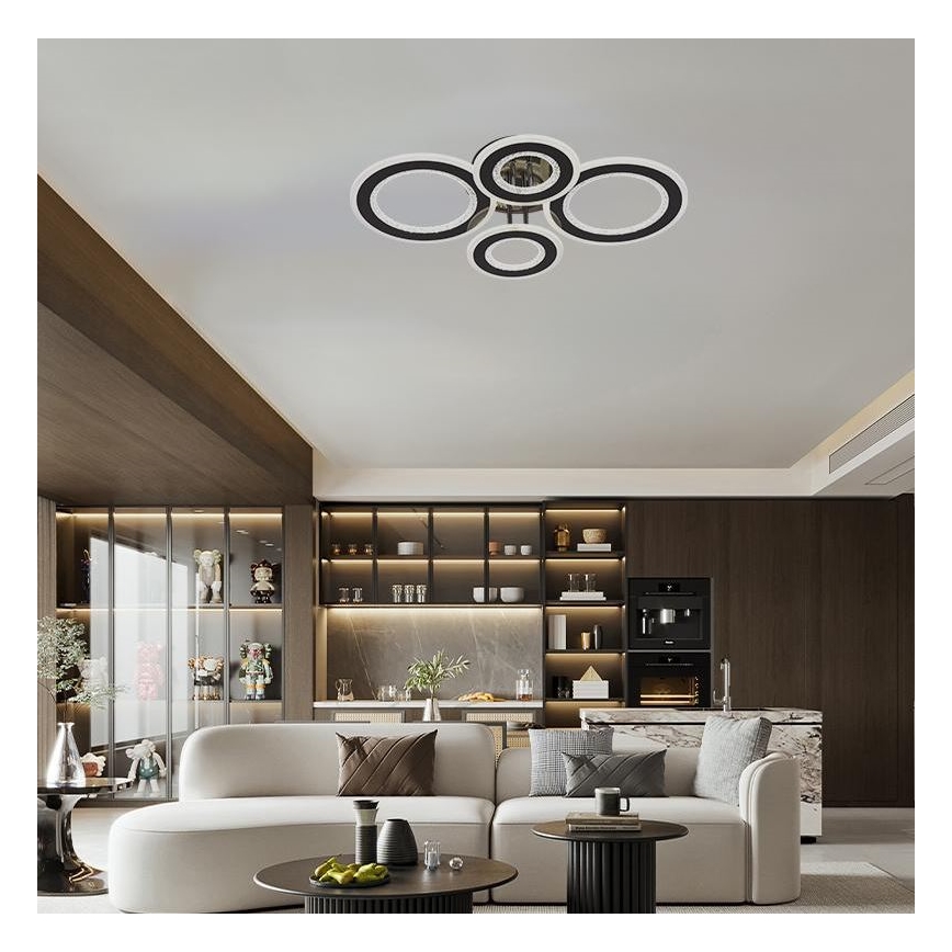 LED Dimmable surface-mounted chandelier LED/100W/230V 3000-6500K + remote control