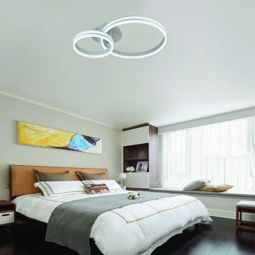 LED Dimmable surface-mounted chandelier LED/110W/230V 3000-6500K + remote control