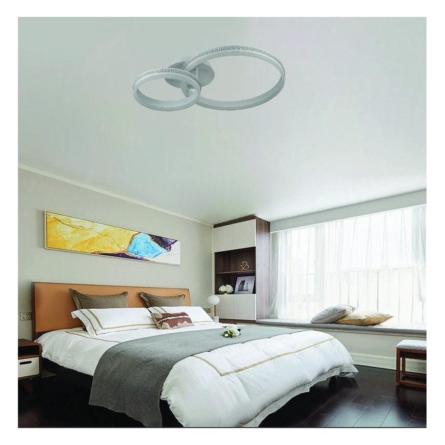 LED Dimmable surface-mounted chandelier LED/110W/230V 3000-6500K + remote control