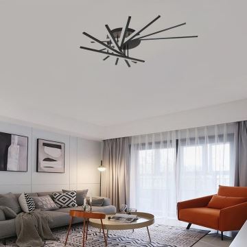 LED Dimmable surface-mounted chandelier LED/120W/230V 3000-6500K + remote control