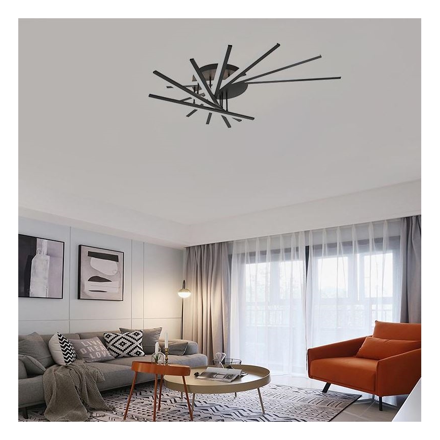 LED Dimmable surface-mounted chandelier LED/120W/230V 3000-6500K + remote control