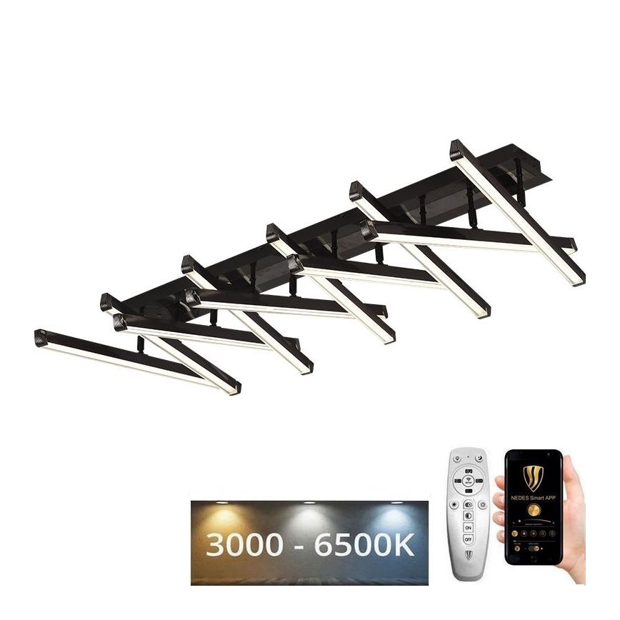 LED Dimmable surface-mounted chandelier LED/125W/230V 3000-6500K + remote control