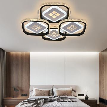 LED Dimmable surface-mounted chandelier LED/130W/230V 3000-6500K + remote control