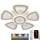 LED Dimmable surface-mounted chandelier LED/145W/230V 3000-6500K + remote control