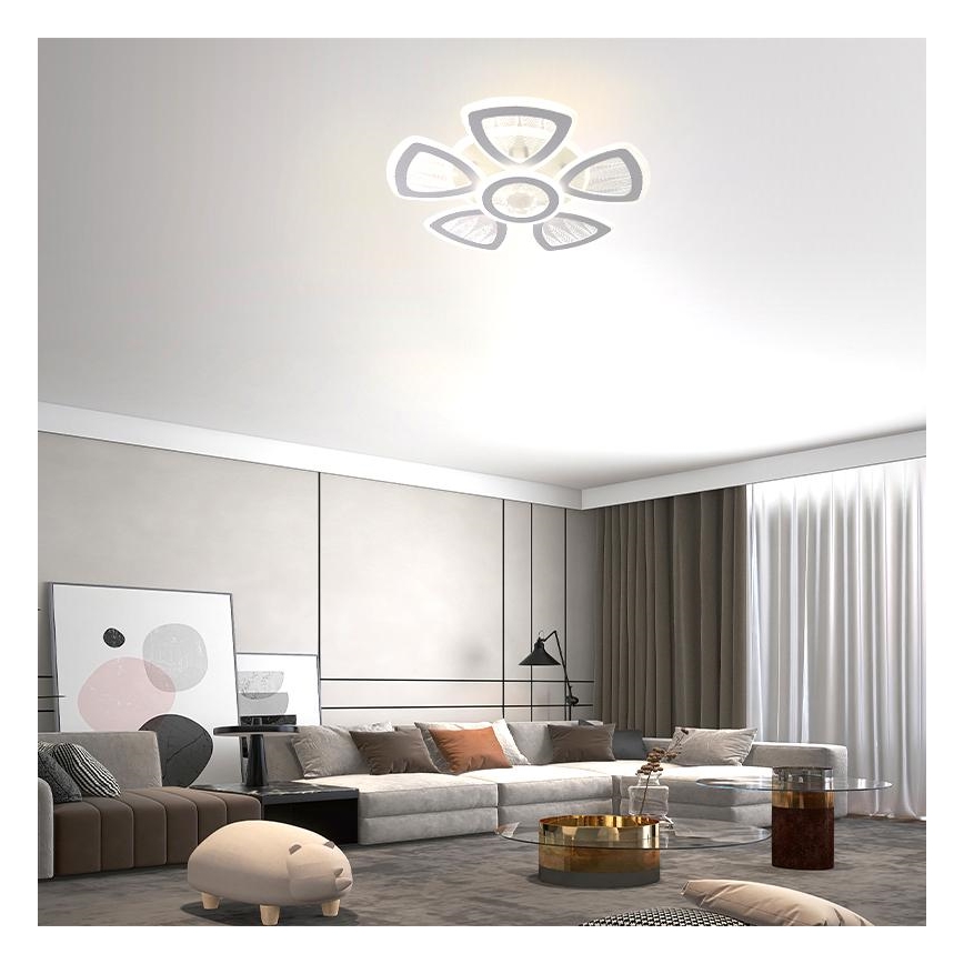 LED Dimmable surface-mounted chandelier LED/145W/230V 3000-6500K + remote control