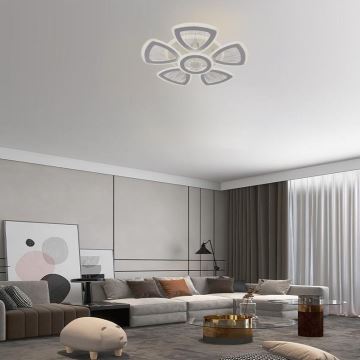 LED Dimmable surface-mounted chandelier LED/145W/230V 3000-6500K + remote control