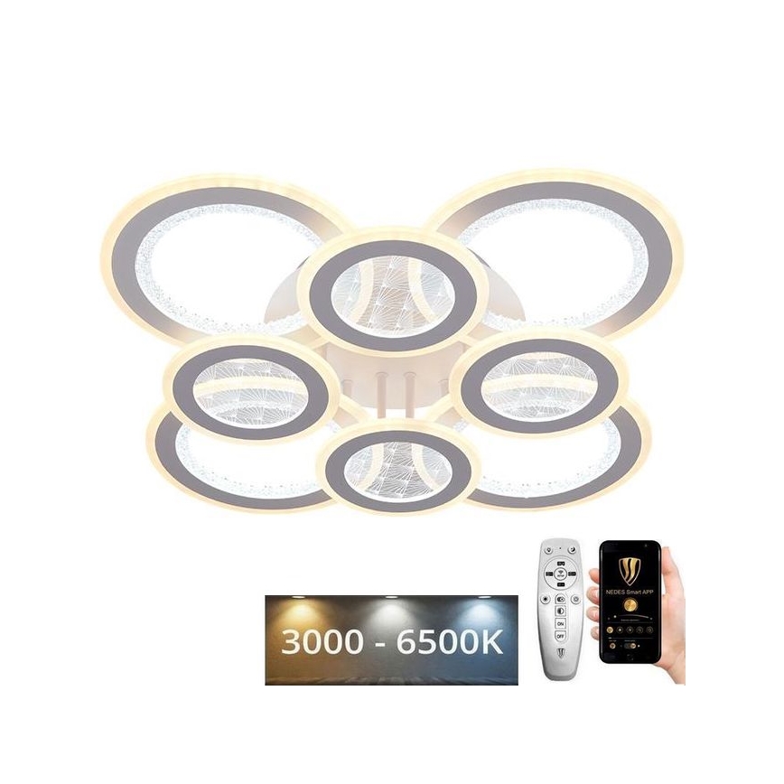 LED Dimmable surface-mounted chandelier LED/200W/230V 3000-6500K + remote control