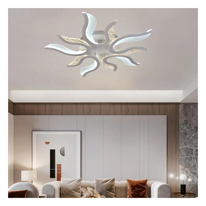 LED Dimmable surface-mounted chandelier LED/65W/230V 3000-6500K white + remote control