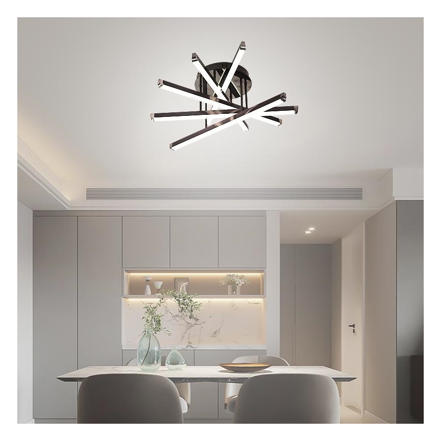 LED Dimmable surface-mounted chandelier LED/75W/230V 3000-6500K + remote control