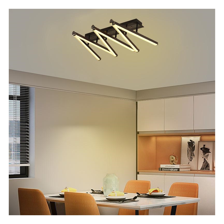 LED Dimmable surface-mounted chandelier LED/75W/230V 3000-6500K + remote control