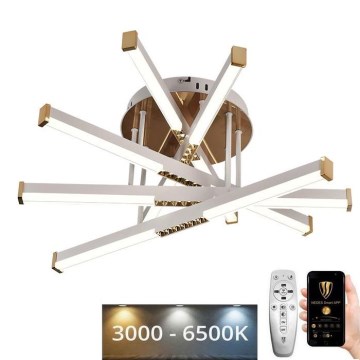 LED Dimmable surface-mounted chandelier LED/75W/230V 3000-6500K + remote control