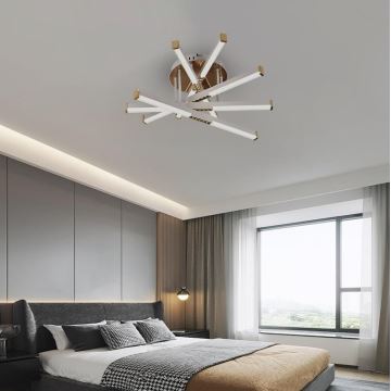 LED Dimmable surface-mounted chandelier LED/75W/230V 3000-6500K + remote control