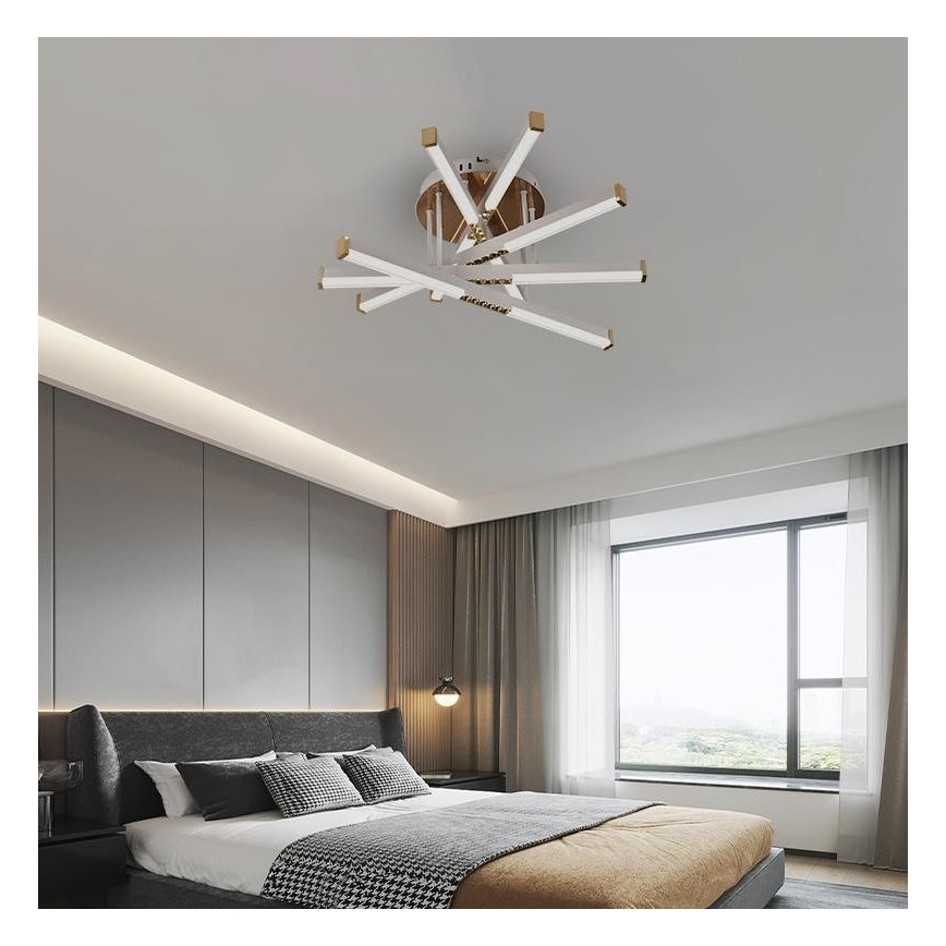 LED Dimmable surface-mounted chandelier LED/75W/230V 3000-6500K + remote control