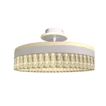 LED Dimmable crystal surface-mounted chandelier LED/75W/230V 3000-6500K white + remote control