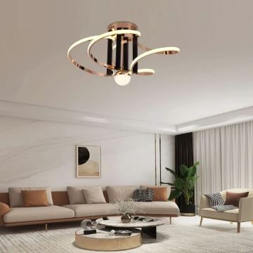 LED Dimmable surface-mounted chandelier LED/80W/230V 3000-6500K + remote control