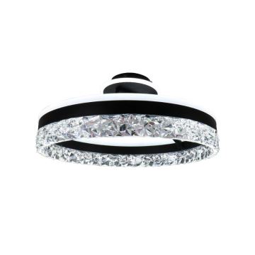 LED Dimmable surface-mounted chandelier LED/86W/230V 3000-6500K black + remote control