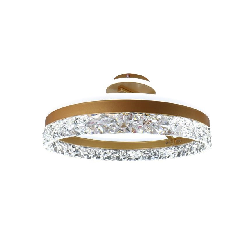 LED Dimmable surface-mounted chandelier LED/86W/230V 3000-6500K gold + remote control