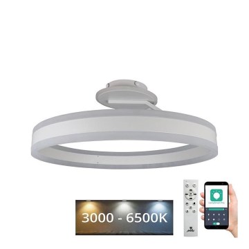 LED Dimmable surface-mounted chandelier LED/86W/230V 3000-6500K white + remote control