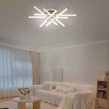 LED Dimmable surface-mounted chandelier LED/90W/230V 3000-6500K + remote control