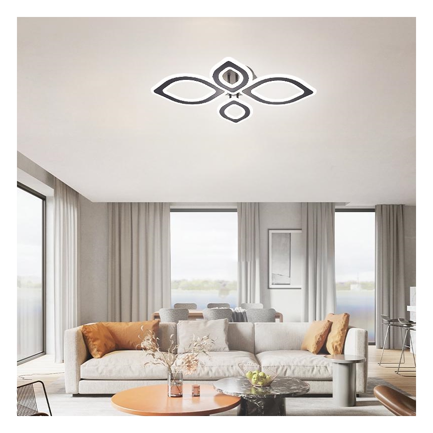 LED Dimmable surface-mounted chandelier LED/95W/230V 3000-6500K + remote control