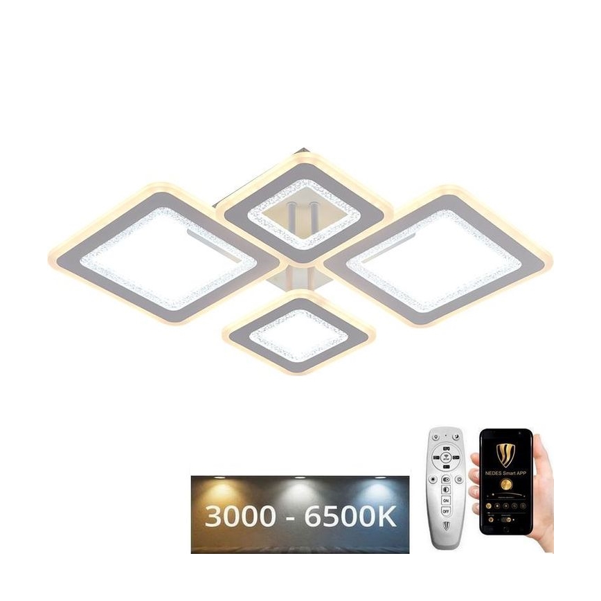 LED Dimmable surface-mounted chandelier LED/95W/230V 3000-6500K + remote control