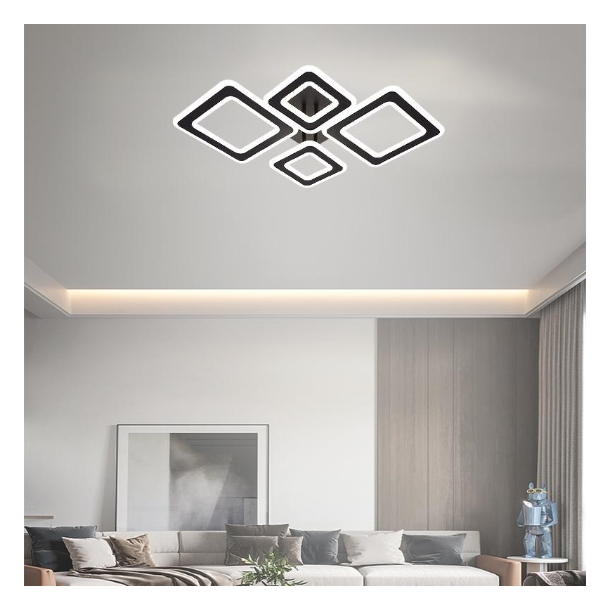 LED Dimmable surface-mounted chandelier LED/95W/230V 3000-6500K + remote control