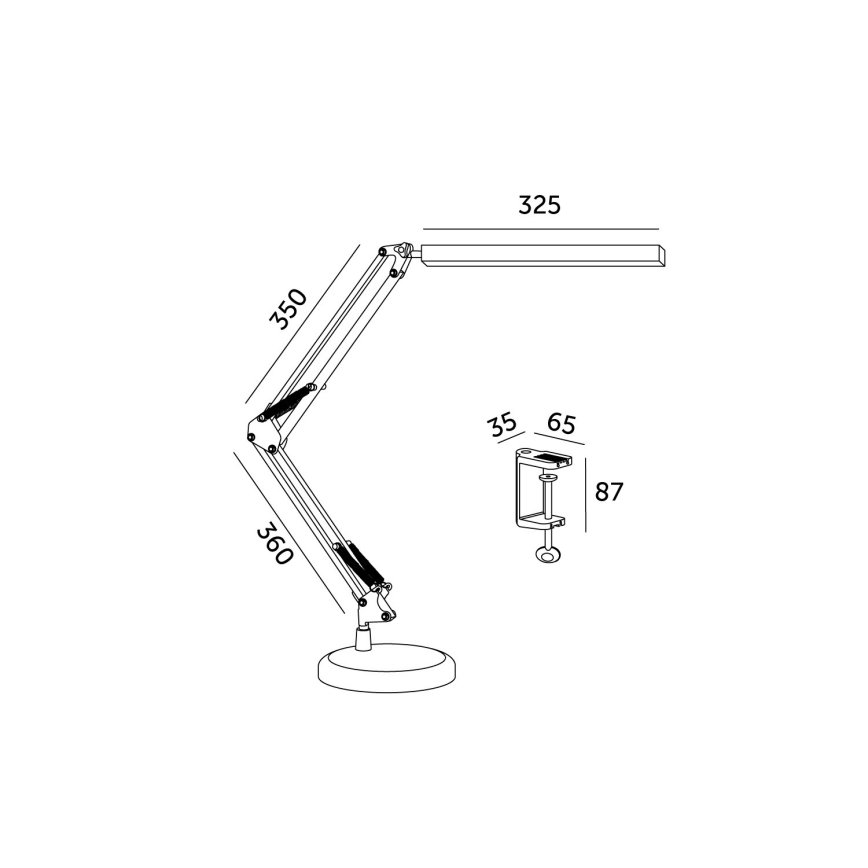 LED Dimmable table lamp 2in1 USB TENUIX LED/14W/5V 3000-6000K