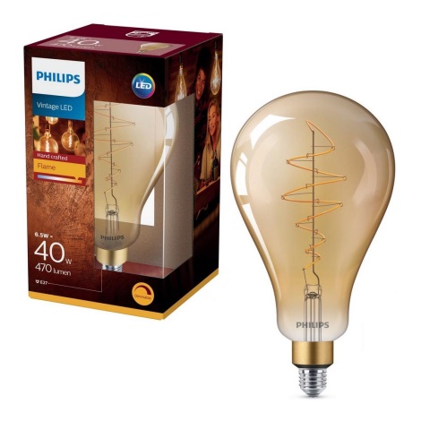 LED Dimming bulb VINTAGE Philips A160 E27/6,5W/230V 2000K