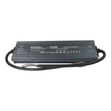 LED Electronic transformer 100W/24V IP67