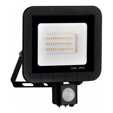 LED flood light with a sensor LED/30W/230V IP65