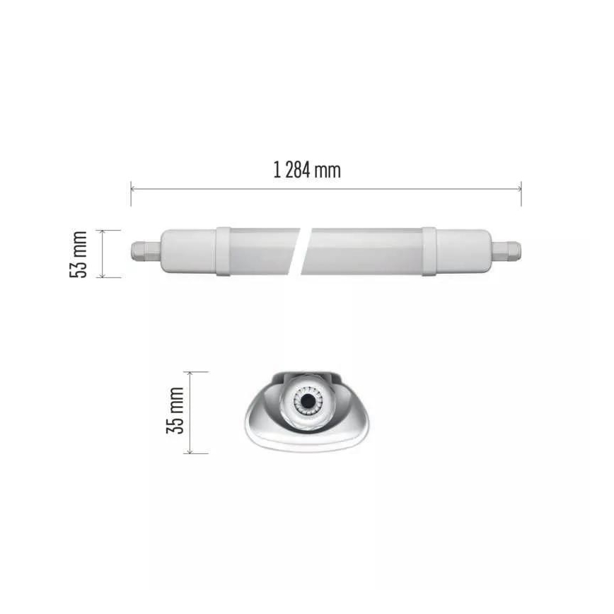 LED Heavy-duty light LED/37W/230V IP65 4000K