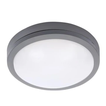 LED Outdoor ceiling light with sensor SIENA LED/20W/230V 4000K d. 23 cm IP54