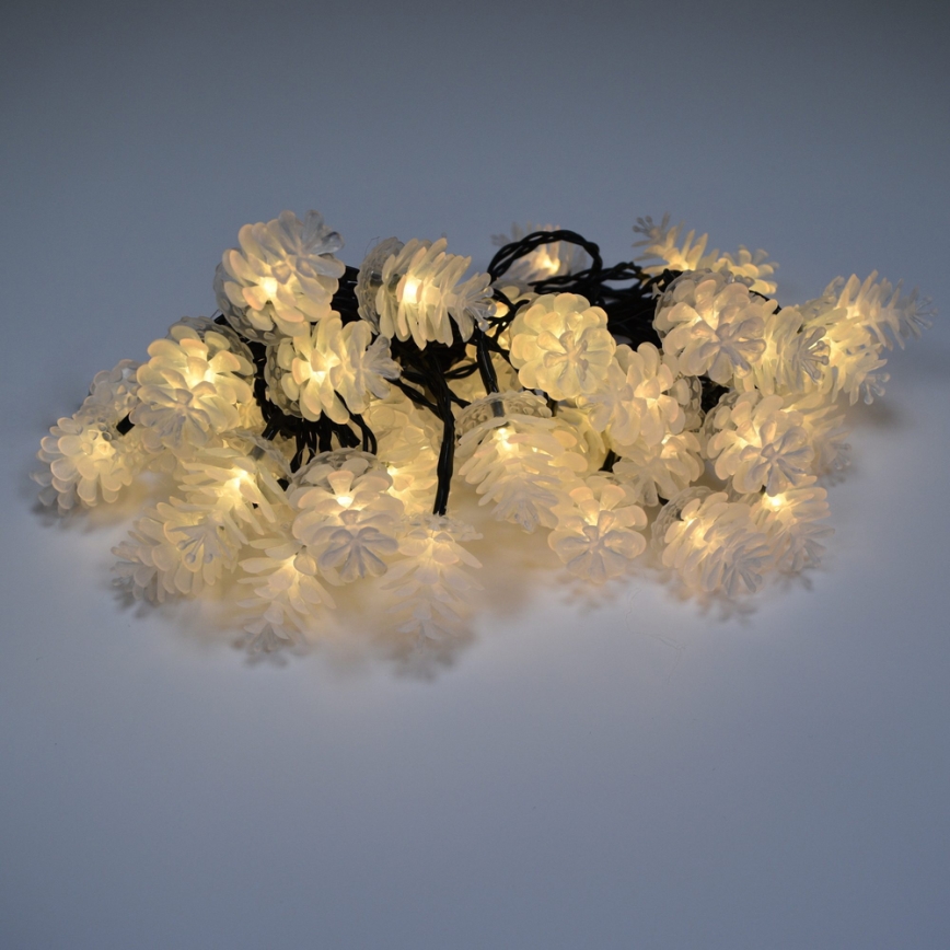 LED Outdoor Christmas chain 40xLED/15m IP44 warm white