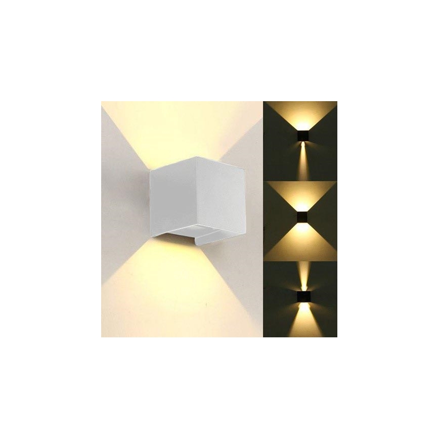 LED Outdoor wall light KREON 2xLED/3W/230V IP54 4000K white