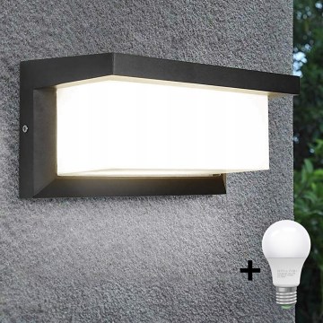 LED Outdoor wall light NEELY 1xE27/15W/230V 3000K IP54 anthracite