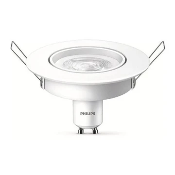 LED Recessed light Philips 1xGU10/4,7W/230V 2700K