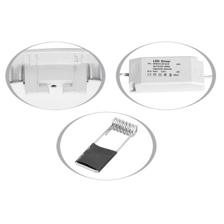 LED Bathroom recessed light RAFA LED/25W/230V 2700K IP44