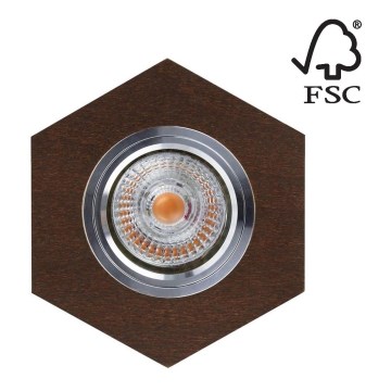 LED Recessed light VITAR 1xGU10/5W/230V CRI 90 beech – FSC certified