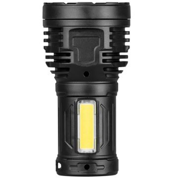 LED Dimmable rechargeable flashlight LED/5V IPX4 600 lm 4 h 1200 mAh