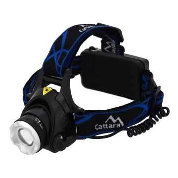 LED Rechargeable headlamp LED/6W/7,4V IP44 black/blue